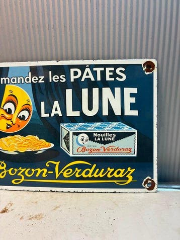 La Lune – Bozon-Verduraz – Vintage emaille reclamebord –