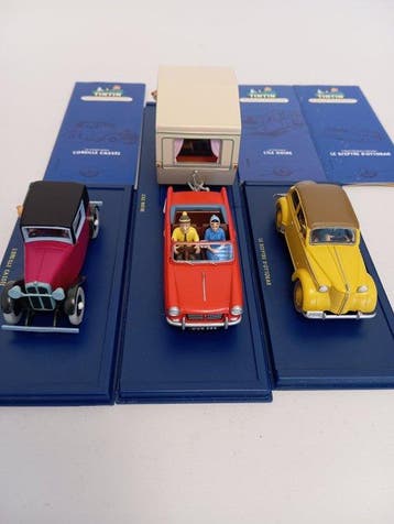 Moulinsart 1:43 - Modelauto (3) - Lot de 3 véhicules Tintin, Livres, BD | Comics