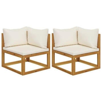 Salon exterieur bois acacia - Seconde chance - 61% de remise, Verzenden, Nieuw
