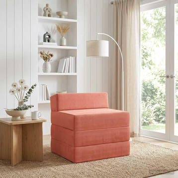 vidaXL Vouwbare Sofa Bed Rood Oranje 200 x 70 x 15 cm, Huis en Inrichting, Verzenden, Nieuw