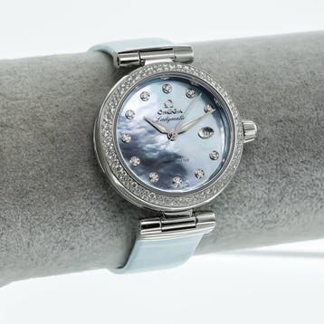 OMEGA - De Ville Ladymatic 34 mm, stainless steel on a