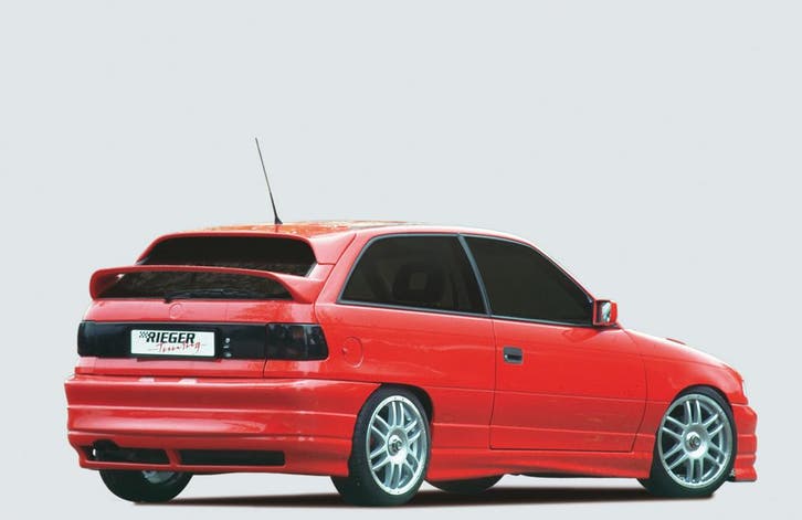 Rieger achterbumper RT08 | Astra F: 09.91 - 3-drs., 5-drs.,, Auto-onderdelen, Carrosserie, Nieuw, Opel, Verzenden
