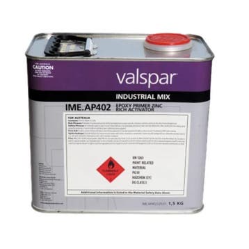 Epoxy primer zinc rich activator AP402 - 1.5KG Valspar VIM, Verzenden