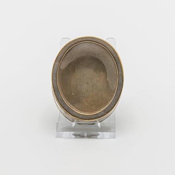 Kusreliek houder, 19e-eeuw, verzilverd - Verzilverd -, Antiek en Kunst