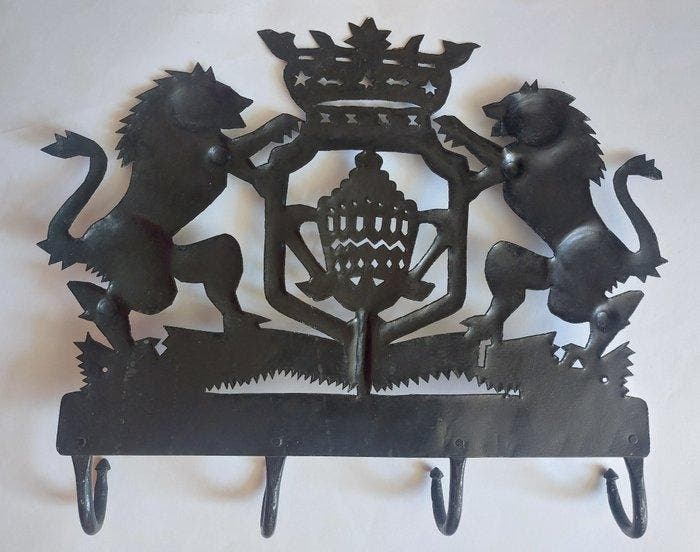 Kapstok - Smeedijzer - Wapen, Antiek en Kunst, Curiosa en Brocante