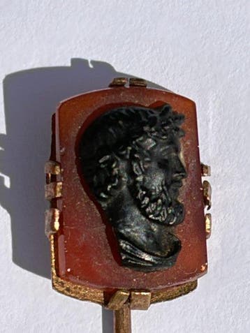 Broche Zeldzame neoclassicistische stropdasspeld (19e eeuw)