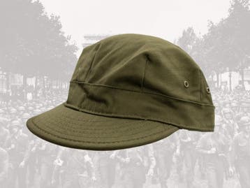 Replica van de US ww2 HBT cap O.D.7, Ophalen of Verzenden, Landmacht, Kleding of Schoenen