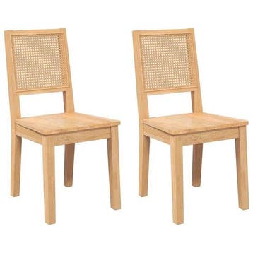 Eetkamerstoelen hout, set van 2: Tweede kansje, OP = OP!, Huis en Inrichting, Stoelen, Twee, Overige kleuren, Verzenden, Zo goed als nieuw