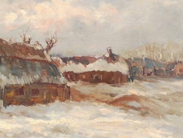 Gerard Hageman (1888-1968) - Winter in Holland, Antiquités & Art