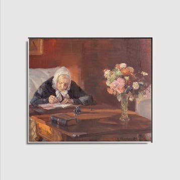 Anna Ancher (1859-1935), After - Ane Hedvig Brondum Sitting