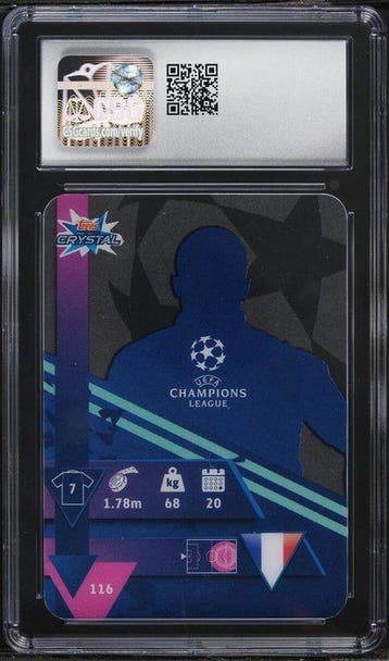2019/20 Topps Crystal Kylian Mbappé 116 Graded card - CGC 9, Nieuw