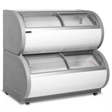 Supermarkt Vrieskist | 450L | Grijs/Wit | -15°C/-21°C |, Verzenden, Nieuw in verpakking