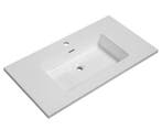 Badplaats Wastafel Angela 90 x 48 cm - Wit - Wasbak, Verzenden