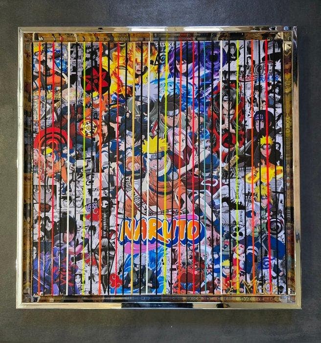 Elmago - Naruto Manga icons codebarre luxe, Antiquités & Art, Art | Peinture | Moderne