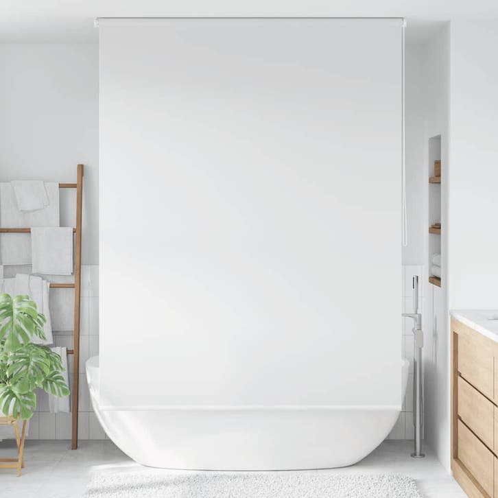 vidaXL Rolgordijn voor douche 160x240 cm wit, Huis en Inrichting, Badkamer | Badtextiel en Accessoires, Nieuw, Verzenden
