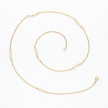 Collier - 14 carats Or jaune - Perle