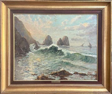 Fausto Pratella (1888-1964) - Marina di Capri