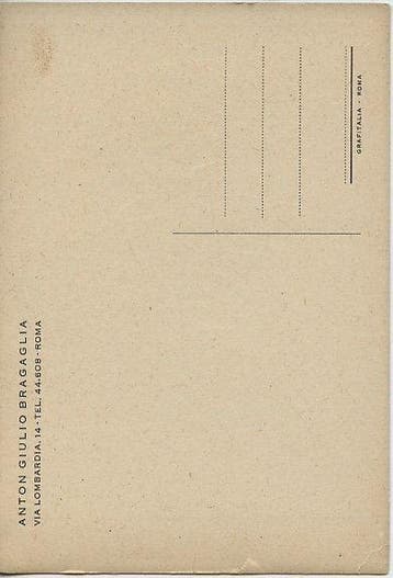 Fortunato Depero - Carte postale - 1935-1930, Gelopen