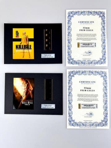 Kill Bill – Rare Set of 2 Mounted 35mm Film Cells –, Nieuw