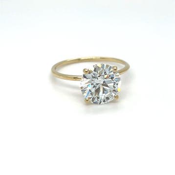 Sans prix de réserve - Bague - 14 carats Or jaune - 2.00ct., Handtassen en Accessoires, Nieuw
