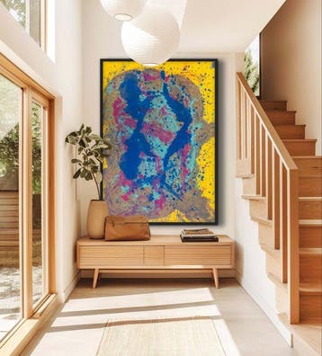 RAPHAËL MONNET - ORGANIC ISLAND - XXL, Antiek en Kunst, Kunst | Schilderijen | Modern