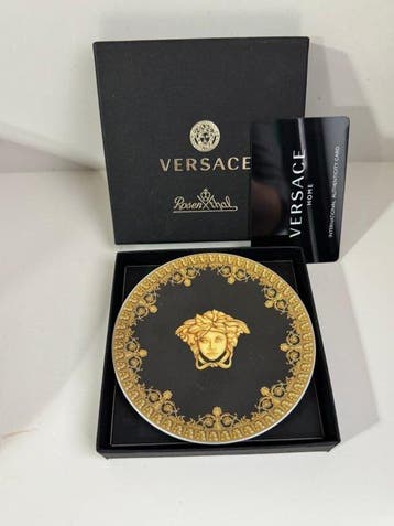 Versace Rosenthal I Love Baroque Nero Porcelain videpoche /