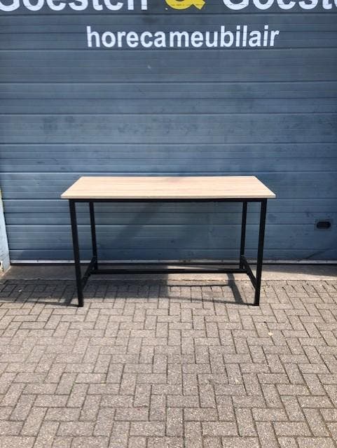 Gebruikte Bartafel (180x70cm) - T1539- Vintage/Café, Huis en Inrichting, Tafels | Eettafels, Ophalen