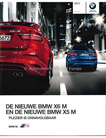 2010 BMW X5 M | X6 M BROCHURE NEDERLANDS, Boeken, Nieuw