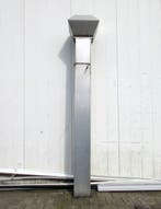 RVS Afzuigkapbuis vierkant met regenkap, 300cm hoog, Nieuw in verpakking