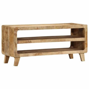 Tv-meubel mangohout 105x46cm | Retour deal | Snel weg, Verzenden