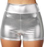 2dekans | Dressforfun - Metallic Hotpants Zilver –, Ophalen of Verzenden, Nieuw