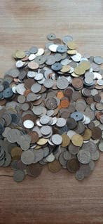 Belgique. Lot 2,8 KG de pièces de monnaie (Sans prix de