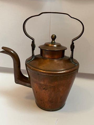 Kan - Koper - Vintage koperen ketel