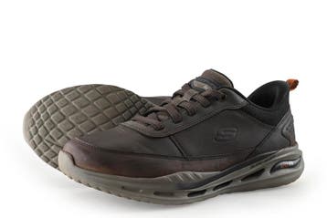Skechers Sneakers in maat 41 Bruin, Kleding | Heren, Schoenen, Bruin, Verzenden, Zo goed als nieuw, Skechers