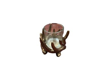 Veiling - Kandelaar Nutcracker goud Zwart, Huis en Inrichting, Woonaccessoires | Kandelaars en Kaarsen, Nieuw