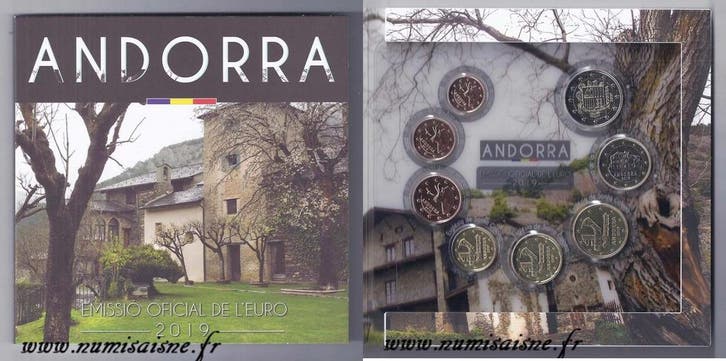 Coffrets Brillant Universel Andorre Andorra Euro munten s..., Timbres & Monnaies, Monnaies | Europe | Monnaies euro, Envoi