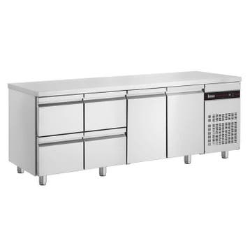 Koelwerkbank | 571L | 2 Deuren (1/1 GN) + 4 Laden |, Verzenden, Nieuw in verpakking