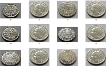 Pays-Bas. Wilhelmina. 10, 25 Cents 1920/1941 (Sans prix de