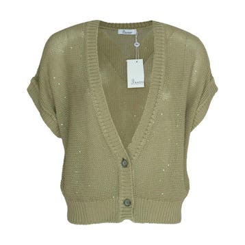 Princess goes Hollywood • kort kaki vest • 36, Verzenden