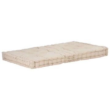 Coussin palette 120x80 beige - Retour client - 42% de remise, Jardin & Terrasse, Verzenden