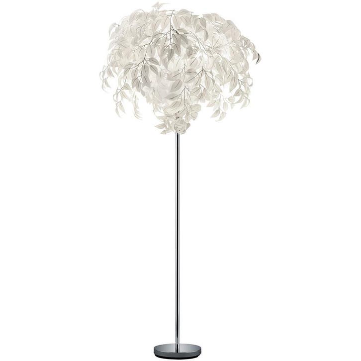 LED Vloerlamp Trion Lovy - 3-lichts Rond Glans Chroom | E14, Huis en Inrichting, Lampen | Vloerlampen, Nieuw, Verzenden
