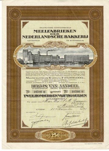 Nederland. 1938-1939 - Meelfabrieken der Nederlandsche