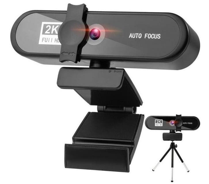 DrPhone CW7 - 2K Webcam – 2592x1944P– met Microfoon/Statief, Computers en Software, Webcams, Nieuw, Verzenden