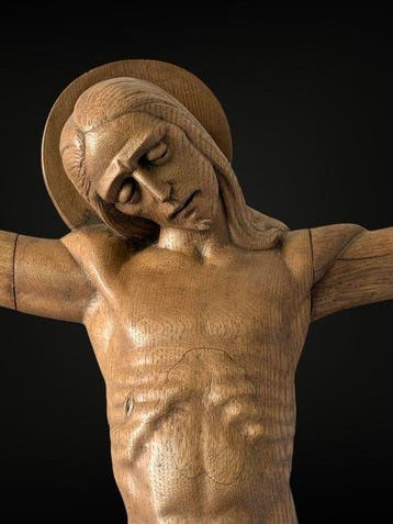 Jef Jacobs (1905-1978) Mechelen - sculptuur, Christus /, Antiek en Kunst