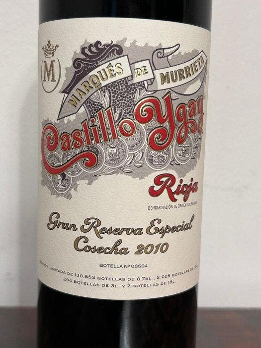 2010 Marqués de Murrieta, Castillo Ygay - Rioja Gran Reserva, Collections, Vins