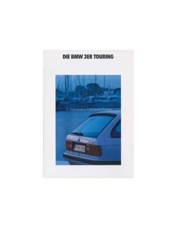 1991 BMW 3 SERIE TOURING BROCHURE DUITS, Nieuw