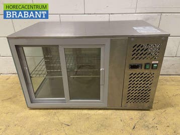 RVS GGG Koelvitrine Opzetvitrine 91 cm 230V Horeca, Ophalen of Verzenden, Nieuw in verpakking