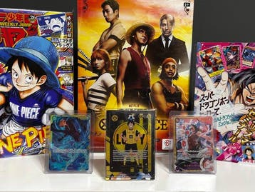 Bandai - 6 Card - One Piece - Monkey D. Luffy ST13-003 Foil,