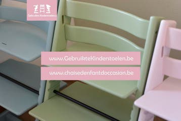 -25% GEBRUIKTEKINDERSTOELEN.BE Stokke Tripp Trapp | triptrap, Kinderen en Baby's, Verzenden, Zo goed als nieuw, Meegroeistoel