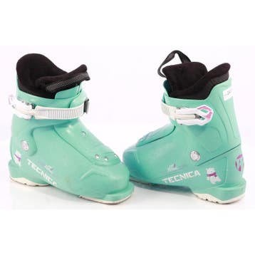 30 30,5 kinder skischoenen TECNICA JT 1 PEARL, light blue, Verzenden, Gebruikt